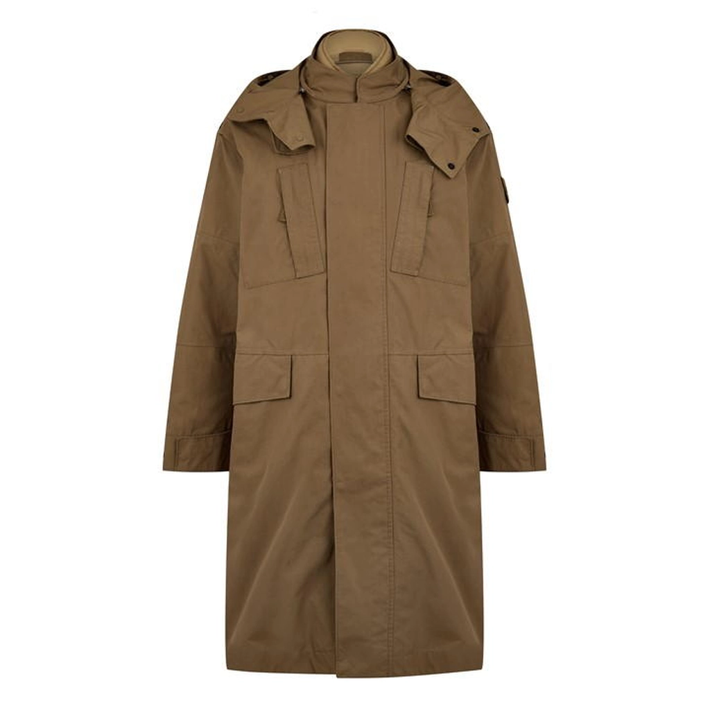 Stone Island Ghost Ventile Long Park Down - Beige